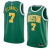 Green_Gold Dermie O'Connell Twill Basketball Jersey -Celtics #7 O'Connell Twill Jerseys, FREE SHIPPING