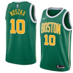 Green_Gold Stan Noszka Twill Basketball Jersey -Celtics #10 Noszka Twill Jerseys, FREE SHIPPING