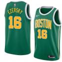 Johnny Ezersky Twill Basketball Jersey -Celtics #16 Ezersky Twill Jerseys, FREE SHIPPING