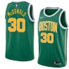 Green_Gold Glenn McDonald Twill Basketball Jersey -Celtics #30 McDonald Twill Jerseys, FREE SHIPPING