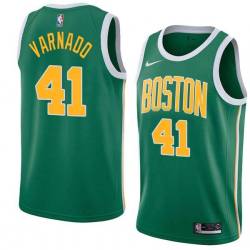 Green_Gold Jarvis Varnado Twill Basketball Jersey -Celtics #41 Varnado Twill Jerseys, FREE SHIPPING