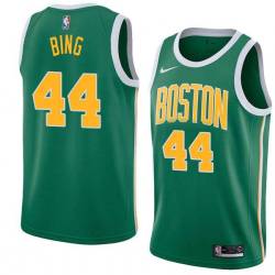 Green_Gold Dave Bing Twill Basketball Jersey -Celtics #44 Bing Twill Jerseys, FREE SHIPPING