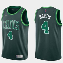 2020-21Earned Kelan Martin Celtics #4 Twill Basketball Jersey FREE SHIPPING