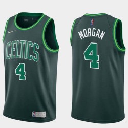 2020-21Earned Juwan Morgan Celtics #4 Twill Basketball Jersey FREE SHIPPING