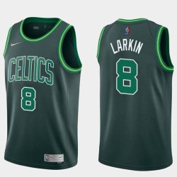 2020-21Earned Shane Larkin Celtics #8 Twill Basketball Jersey FREE SHIPPING