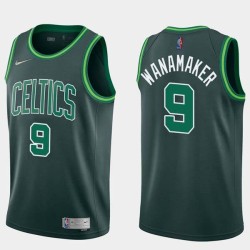 2020-21Earned Brad Wanamaker Celtics #9 Twill Basketball Jersey FREE SHIPPING