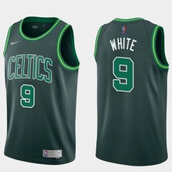 2020-21Earned Derrick White Celtics #9 Twill Basketball Jersey FREE SHIPPING