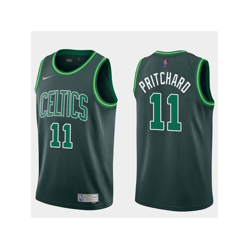 2020-21Earned Payton Pritchard Celtics #11 Twill Basketball Jersey FREE SHIPPING