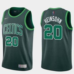 2020-21Earned Tom Heinsohn Celtics #20 Twill Basketball Jersey FREE SHIPPING