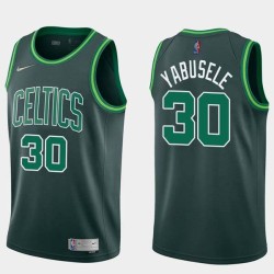 2020-21Earned Guerschon Yabusele Celtics #30 Twill Basketball Jersey FREE SHIPPING