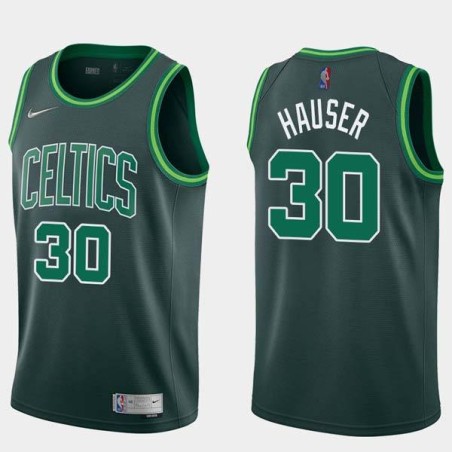 2020-21Earned Sam Hauser Celtics #30 Twill Basketball Jersey FREE SHIPPING