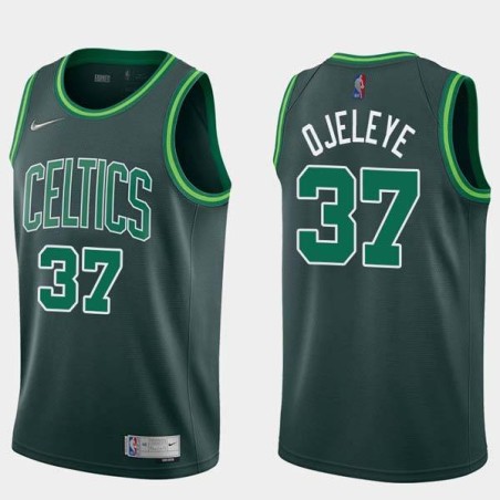 2020-21Earned Semi Ojeleye Celtics #37 Twill Basketball Jersey FREE SHIPPING