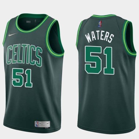 2020-21Earned Tremont Waters Celtics #51 Twill Basketball Jersey FREE SHIPPING