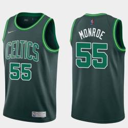 2020-21Earned Greg Monroe Celtics #55 Twill Basketball Jersey FREE SHIPPING