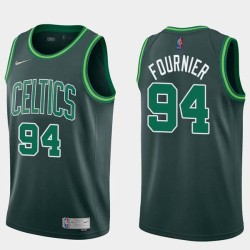 2020-21Earned Evan Fournier Celtics #94 Twill Basketball Jersey FREE SHIPPING
