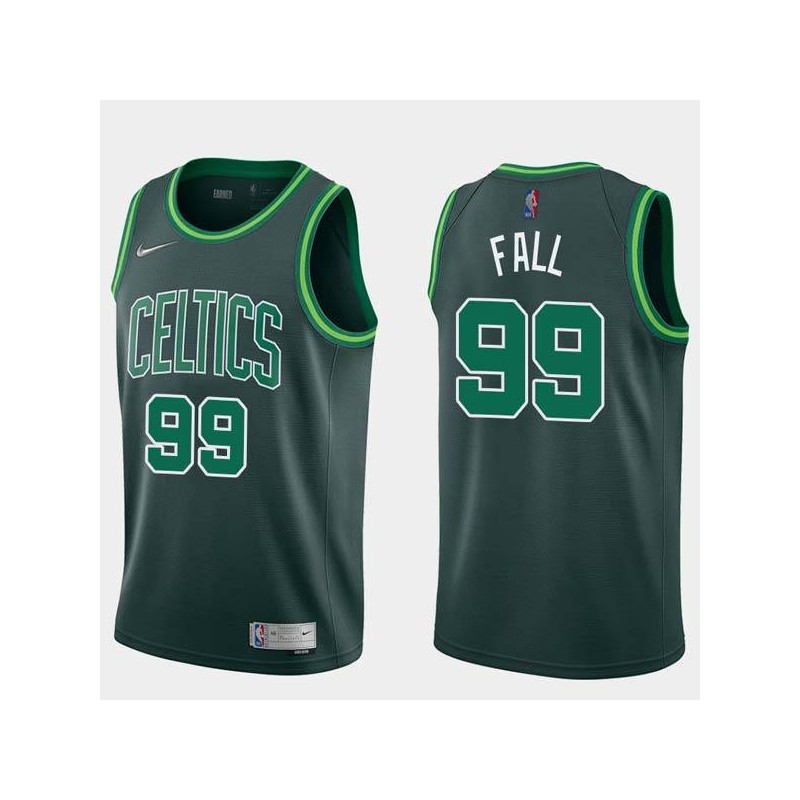 2020-21Earned Tacko Fall Celtics #99 Twill Basketball Jersey FREE SHIPPING