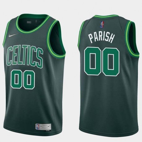 2020-21Earned Robert Parish Twill Basketball Jersey -Celtics #00 Parish Twill Jerseys, FREE SHIPPING