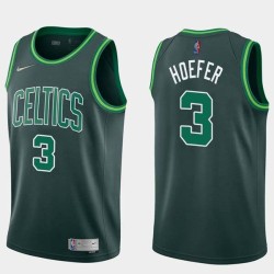 2020-21Earned Charlie Hoefer Twill Basketball Jersey -Celtics #3 Hoefer Twill Jerseys, FREE SHIPPING