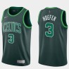 2020-21Earned Charlie Hoefer Twill Basketball Jersey -Celtics #3 Hoefer Twill Jerseys, FREE SHIPPING