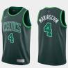 2020-21Earned Saul Mariaschin Twill Basketball Jersey -Celtics #4 Mariaschin Twill Jerseys, FREE SHIPPING
