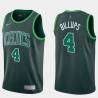 2020-21Earned Chauncey Billups Twill Basketball Jersey -Celtics #4 Billups Twill Jerseys, FREE SHIPPING