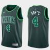 2020-21Earned Nenad Krstic Twill Basketball Jersey -Celtics #4 Krstic Twill Jerseys, FREE SHIPPING