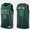 2020-21Earned Bill Walton Twill Basketball Jersey -Celtics #5 Walton Twill Jerseys, FREE SHIPPING