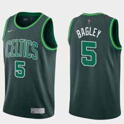 2020-21Earned John Bagley Twill Basketball Jersey -Celtics #5 Bagley Twill Jerseys, FREE SHIPPING