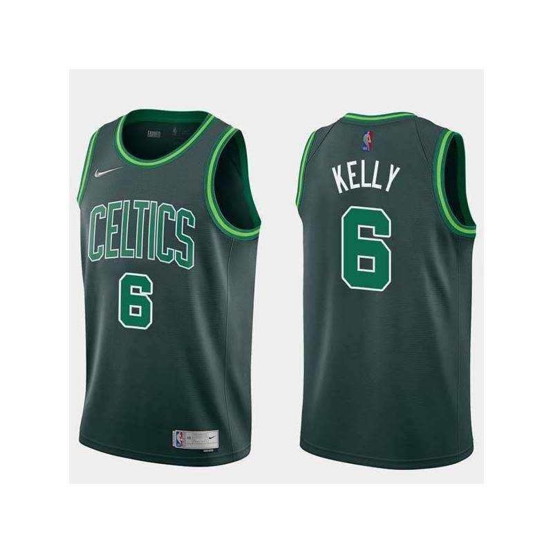 2020-21Earned Tom Kelly Twill Basketball Jersey -Celtics #6 Kelly Twill Jerseys, FREE SHIPPING