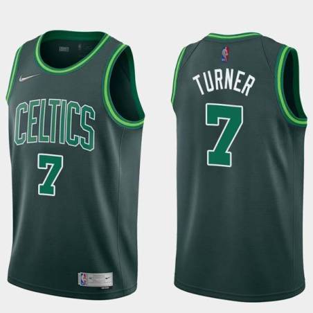 2020-21Earned Andre Turner Twill Basketball Jersey -Celtics #7 Turner Twill Jerseys, FREE SHIPPING