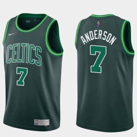 2020-21Earned Kenny Anderson Twill Basketball Jersey -Celtics #7 Anderson Twill Jerseys, FREE SHIPPING