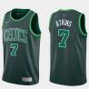 2020-21Earned Chucky Atkins Twill Basketball Jersey -Celtics #7 Atkins Twill Jerseys, FREE SHIPPING