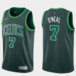 2020-21Earned Jermaine O'Neal Twill Basketball Jersey -Celtics #7 O'Neal Twill Jerseys, FREE SHIPPING