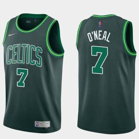 2020-21Earned Jermaine O'Neal Twill Basketball Jersey -Celtics #7 O'Neal Twill Jerseys, FREE SHIPPING