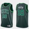 2020-21Earned John Hazen Twill Basketball Jersey -Celtics #10 Hazen Twill Jerseys, FREE SHIPPING