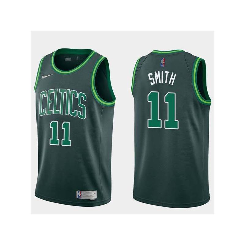 2020-21Earned Michael Smith Twill Basketball Jersey -Celtics #11 Smith Twill Jerseys, FREE SHIPPING