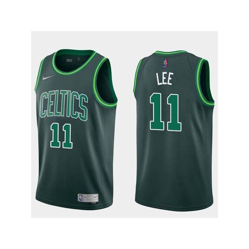 2020-21Earned Courtney Lee Twill Basketball Jersey -Celtics #11 Lee Twill Jerseys, FREE SHIPPING