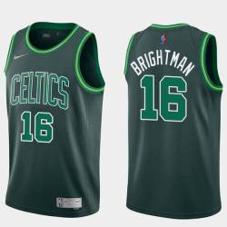 2020-21Earned Al Brightman Twill Basketball Jersey -Celtics #16 Brightman Twill Jerseys, FREE SHIPPING