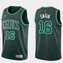 Bennie Swain Twill Basketball Jersey -Celtics #16 Swain Twill Jerseys, FREE SHIPPING