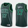 2020-21Earned Bob Duffy Twill Basketball Jersey -Celtics #17 Duffy Twill Jerseys, FREE SHIPPING