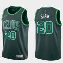 Brian Shaw Twill Basketball Jersey -Celtics #20 Shaw Twill Jerseys, FREE SHIPPING