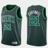 2020-21Earned Jack Garfinkel Twill Basketball Jersey -Celtics #21 Garfinkel Twill Jerseys, FREE SHIPPING