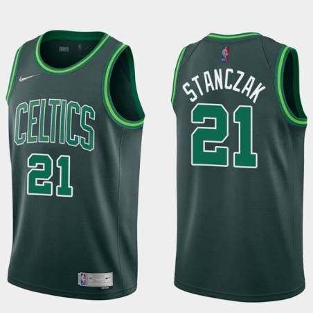 2020-21Earned Ed Stanczak Twill Basketball Jersey -Celtics #21 Stanczak Twill Jerseys, FREE SHIPPING