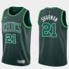 2020-21Earned Bill Sharman Twill Basketball Jersey -Celtics #21 Sharman Twill Jerseys, FREE SHIPPING