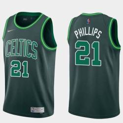 2020-21Earned Gary Phillips Twill Basketball Jersey -Celtics #21 Phillips Twill Jerseys, FREE SHIPPING