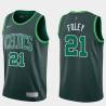 2020-21Earned Jack Foley Twill Basketball Jersey -Celtics #21 Foley Twill Jerseys, FREE SHIPPING