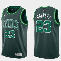 2020-21Earned Ernie Barrett Twill Basketball Jersey -Celtics #23 Barrett Twill Jerseys, FREE SHIPPING