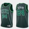 2020-21Earned Fred Scolari Twill Basketball Jersey -Celtics #24 Scolari Twill Jerseys, FREE SHIPPING