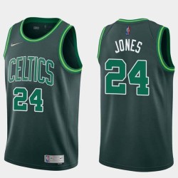 2020-21Earned Sam Jones Twill Basketball Jersey -Celtics #24 Jones Twill Jerseys, FREE SHIPPING