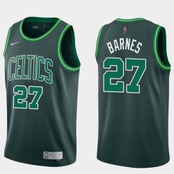 2020-21Earned Marvin Barnes Twill Basketball Jersey -Celtics #27 Barnes Twill Jerseys, FREE SHIPPING